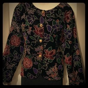 Vintage Floral Coat